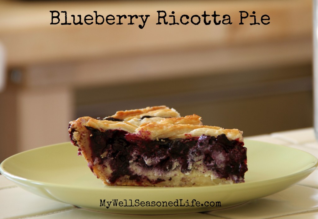Blueberry Ricotta Pie