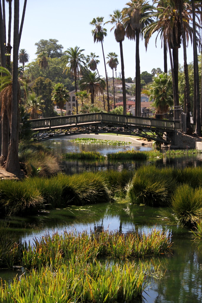 Echo Park Lake Bridge