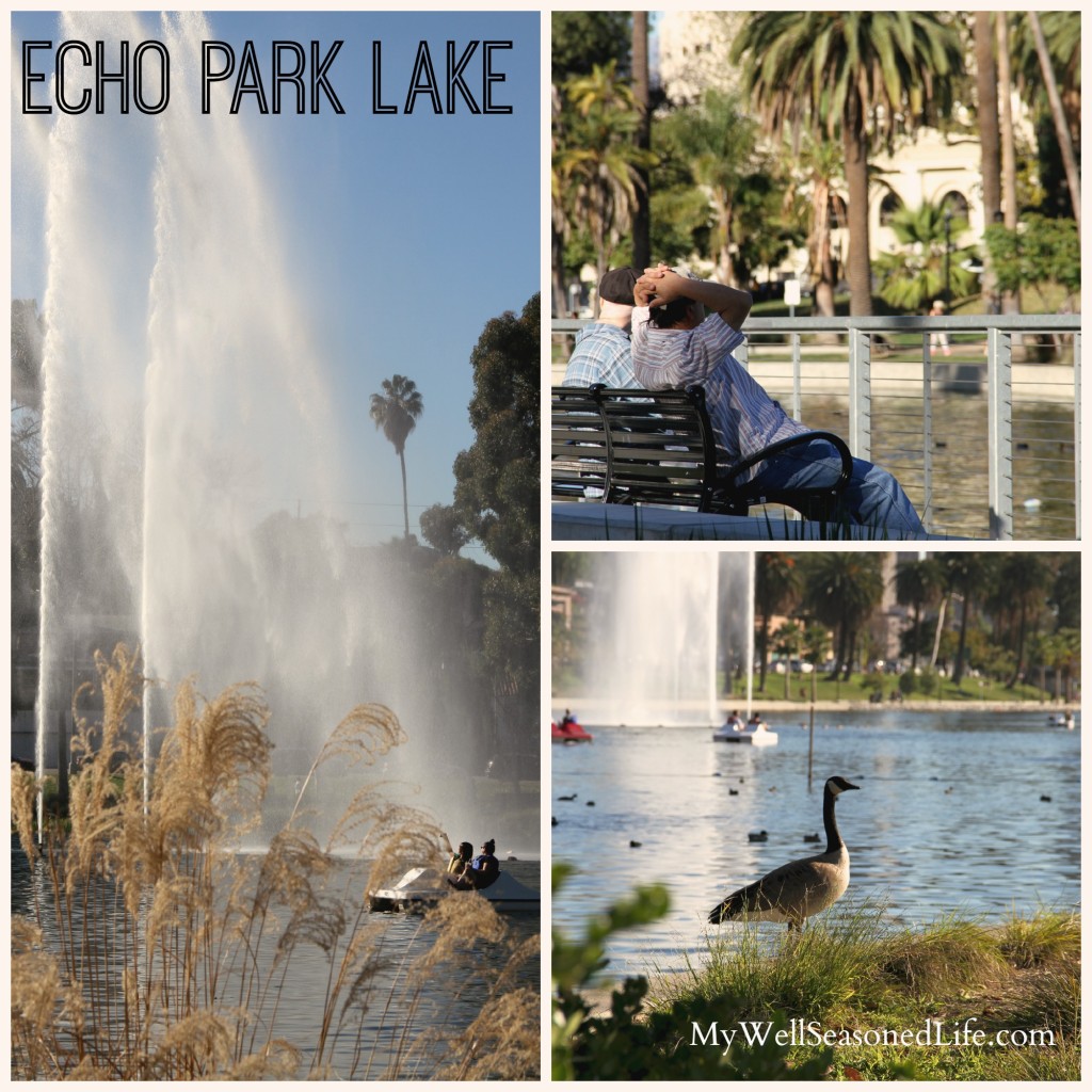 Echo Park Lake Collage