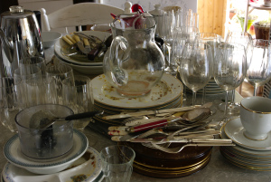 Dirty dishes thanksgiving