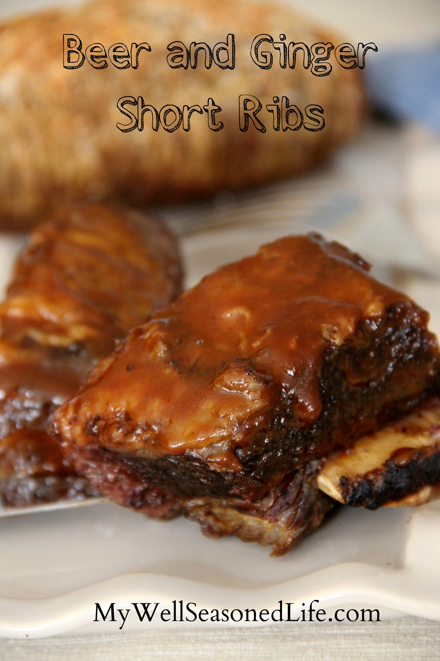 beer and ginger short ribs