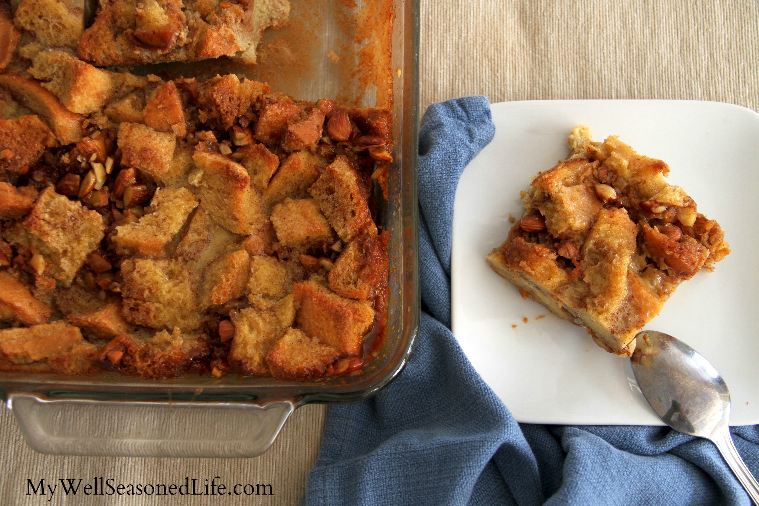 salted caramel bread pudding 2