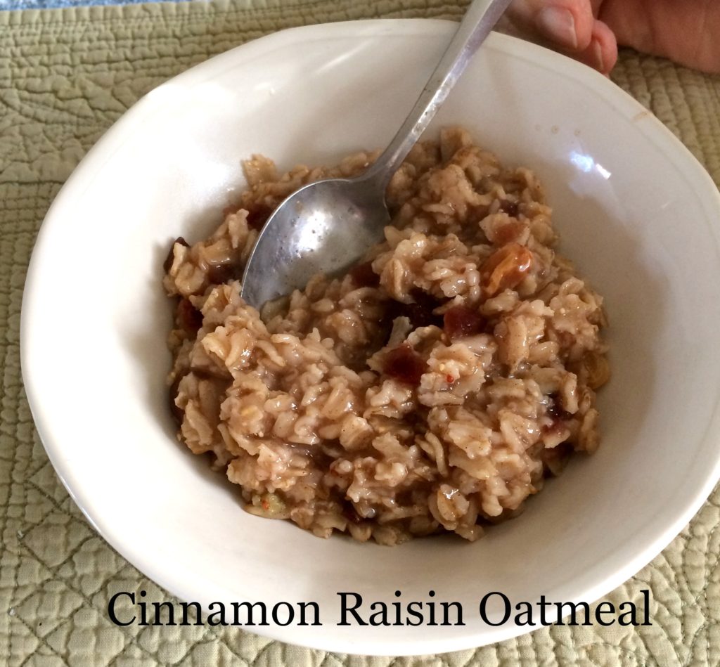 Cinnamon Raisin Oatmeal