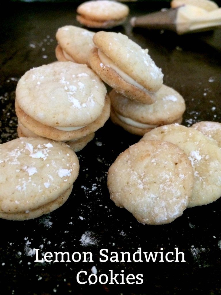 Lemon sandwich cookies