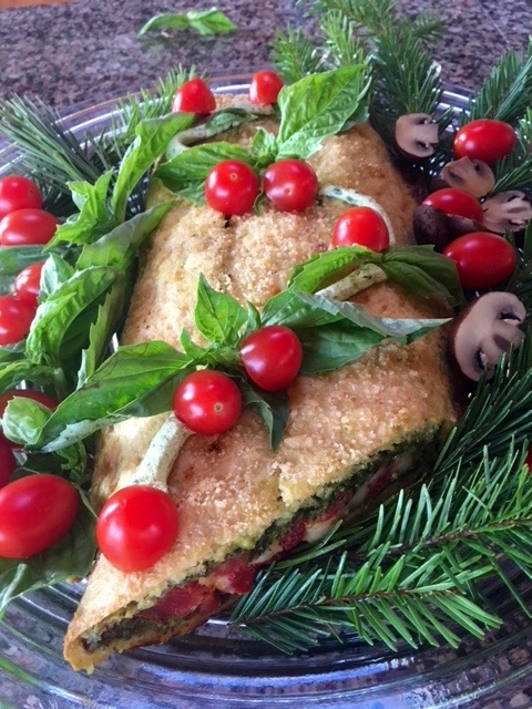 Savory Vegetarian Yule Log