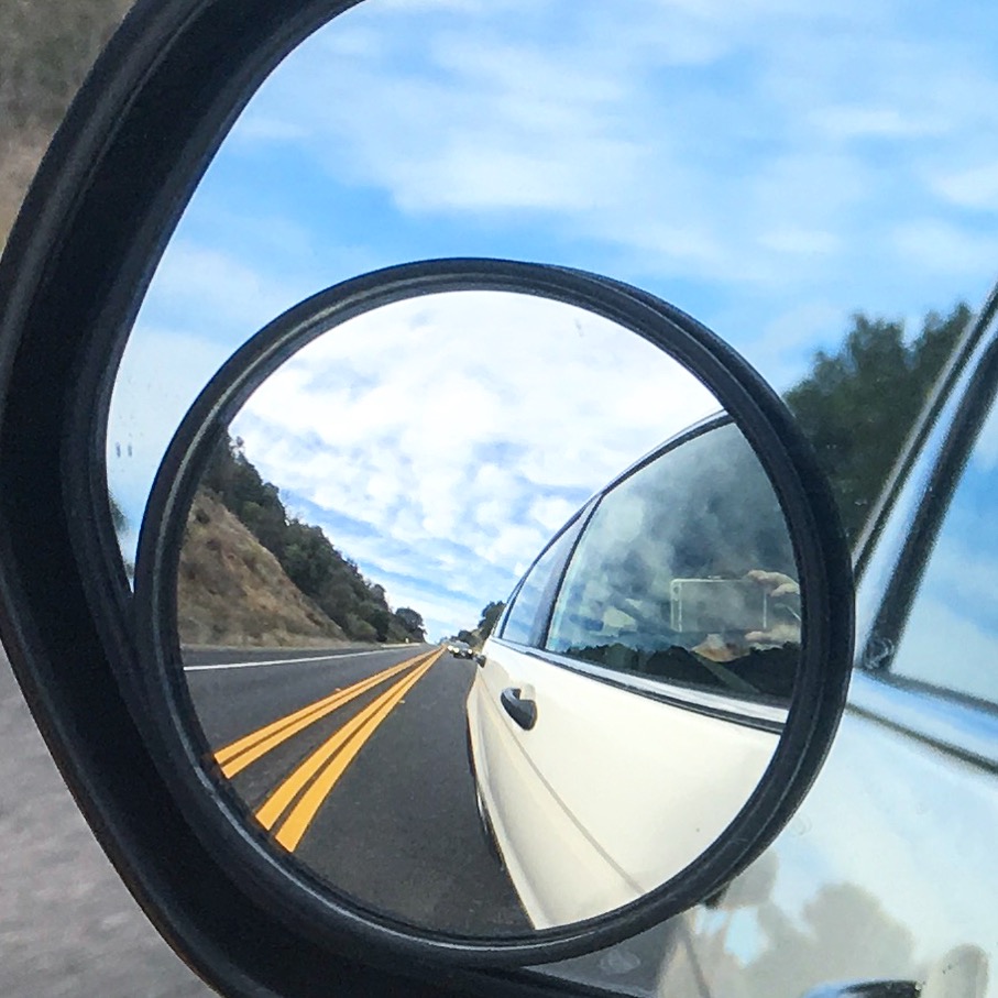 View from side view mirror