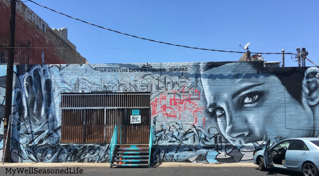 Her Eyes Graffiti Downtown LA