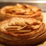 Apple Tartlet with goat cheese