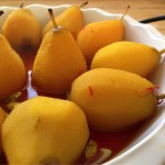 Poached pears