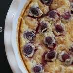 lychee cherry clafoutis