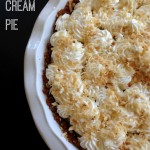 coconut cream pie ginger snap crust