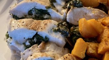 spinach stuffed chicken breast